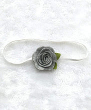 Load image into Gallery viewer, Babymoon Flower with Leaf Hairbands Headbands