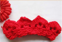 Load image into Gallery viewer, Babymoon Crown Headwear New Born Baby Photography Shoot Props Costumes - Red