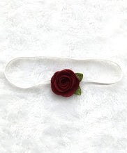 Load image into Gallery viewer, Babymoon Flower with Leaf Hairbands Headbands
