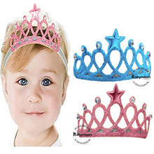 Load image into Gallery viewer, Babymoon Girl's Glittering Rhinestone Crown Hairbands