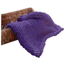 Load image into Gallery viewer, Babymoon Marino Wool Knit Throw Basket Filler Blanket Baby Photography Photoshoot Props