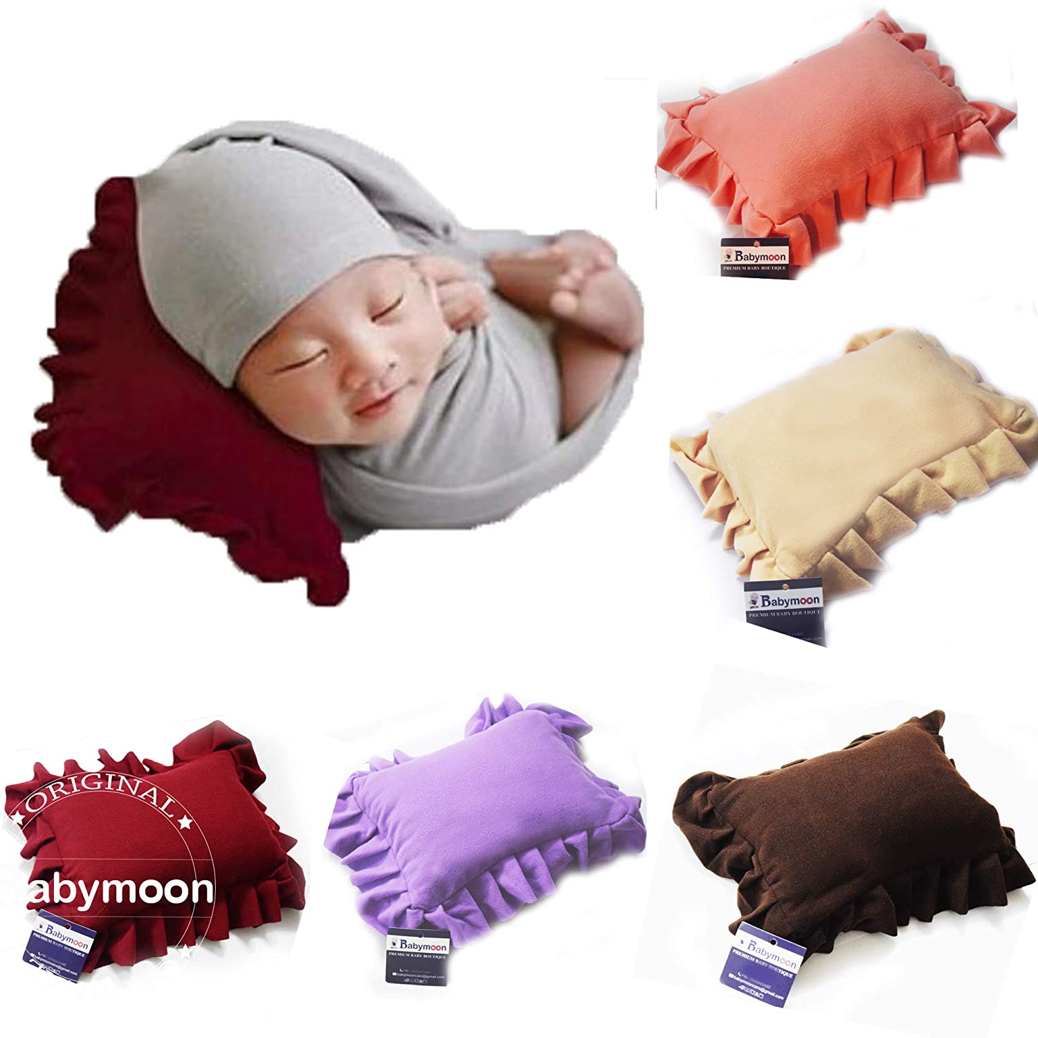 Babymoon Baby Ruffle Pillow Photography Photoshoot Props – BABYMOON