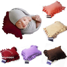 Load image into Gallery viewer, Babymoon Baby Ruffle Pillow Photography Photoshoot Props