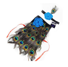 Load image into Gallery viewer, Babymoon Peacock Krishna Feathers Newborn Photography Outfit Costume