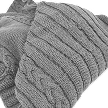 Load image into Gallery viewer, Babymoon Organic Knitted Woollen Swaddle Sleeping Bag | 0-3M - Grey