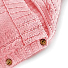 Load image into Gallery viewer, Babymoon Organic Knitted Woollen Swaddle Sleeping Bag | 0-3M - Peach