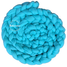 Load image into Gallery viewer, Babymoon Adjustable Braided Rug Layer Basket Filler Baby Photography Blanket