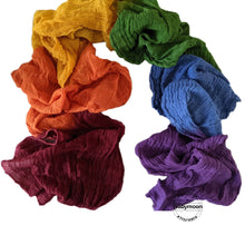 Load image into Gallery viewer, Babymoon Cheese Wrap Stretchble Baby Photography Shoot Wrap Cloth (50x260cm) - Bright Rainbow