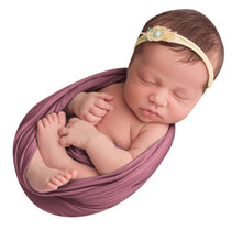 Load image into Gallery viewer, Babymoon Jersey Stretchble Baby Photography Shoot Wrap Cloth- Wine