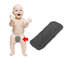 Load image into Gallery viewer, Babymoon 5 Layers Reusable Washable Cloth Diaper Nappy Inserts (Set of 1)