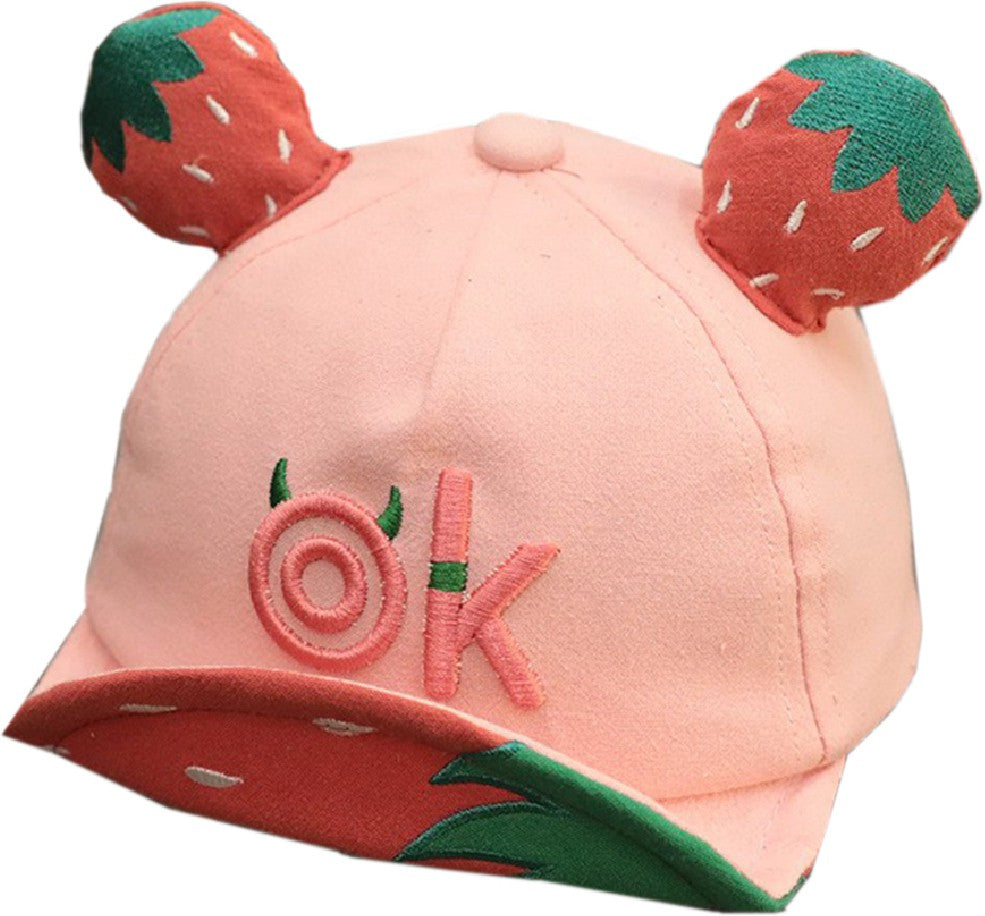 Babymoon Summer Sun OK Hat For Baby Kids - Pink