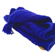 Load image into Gallery viewer, Babymoon Organic Knitted Woollen Swaddle Sleeping Bag | 0-3M - Blue