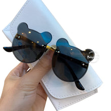 Load image into Gallery viewer, Babymoon Bear Rimless Sun Glasses | Baby Gift Set | Grey
