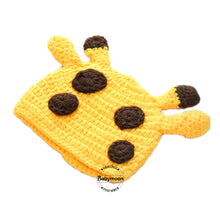 Load image into Gallery viewer, Babymoon Giraffe Shorts With Cap Newborn Photography Crochet Outfit Costume