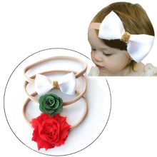 Load image into Gallery viewer, Babymoon Fusion Hairbands Headbands - Red Green White