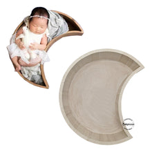 Load image into Gallery viewer, Babymoon Vintage Flat Moon Photoshoot Prop Furniture Properties -White