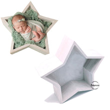Load image into Gallery viewer, Babymoon Vintage Wooden Star Photoshoot Prop Furniture Properties- White
