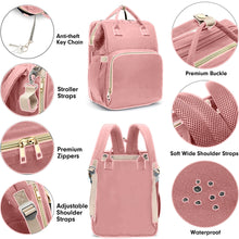 Load image into Gallery viewer, Babymoon Mother Diaper Bag Lightweight Multifunctional Travel Unisex Diaper Backpack