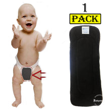 Load image into Gallery viewer, Babymoon 5 Layers Reusable Washable Cloth Diaper Nappy Inserts (Set of 1)