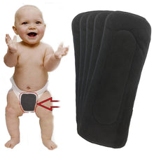 Load image into Gallery viewer, Babymoon 5 Layers Reusable Washable Cloth Diaper Nappy Inserts (Set of 5)