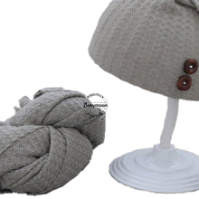Load image into Gallery viewer, Babymoon Stretchable Baby Wrap & Knotty Cap New Born Photography Photoshoot Prop-Grey
