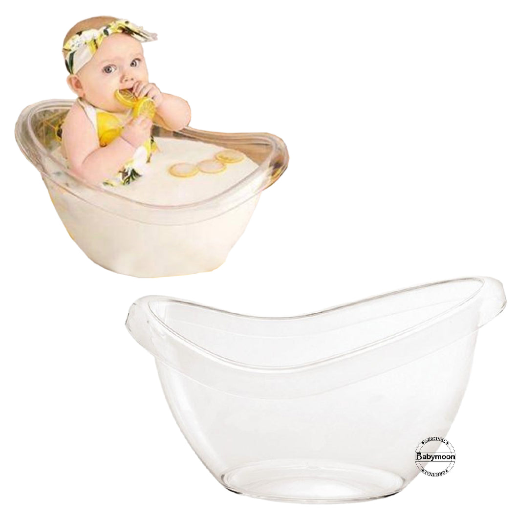 Babymoon Milk Transparent Bath Tub Baby Photoshoot Prop Furniture Properties