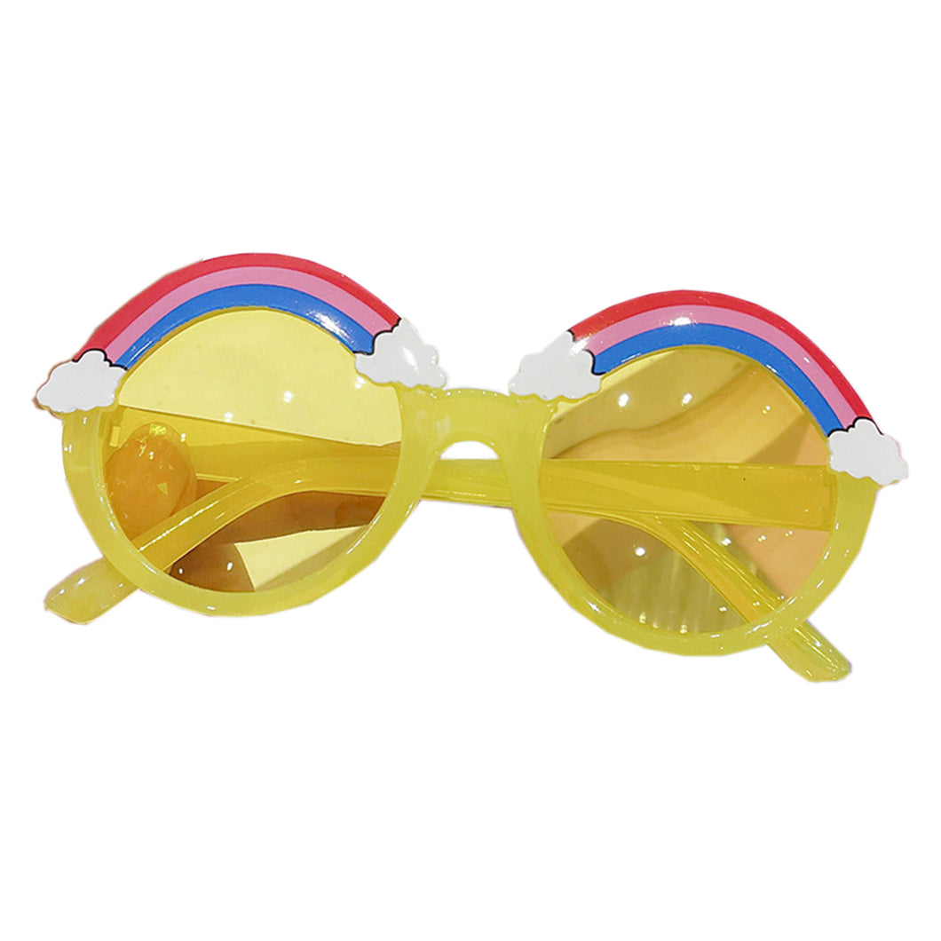 Babymoon Kids Unicorn Sunglasses Baby Photoshoot Prop - Yellow