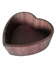 Load image into Gallery viewer, Babymoon Heart Vintage Rustic Bowl Wooden Photobooth Prop Furniture