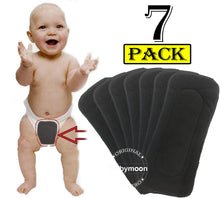 Load image into Gallery viewer, Babymoon 5 Layers Reusable Washable Cloth Diaper Nappy Inserts (Set of 7)