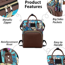 Load image into Gallery viewer, Babymoon Mother Diaper Bag Lightweight Multifunctional Travel Unisex Diaper Backpack - Coffee
