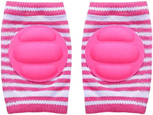Load image into Gallery viewer, Babymoon Kids Padded Knee Pads for Crawling, Anti-Slip Stretchable Cotton - Yellow
