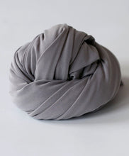 Load image into Gallery viewer, Babymoon Jersey Stretchble Baby Photography Shoot Wrap Cloth- Steel Grey