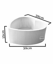 Load image into Gallery viewer, Babymoon Heart Vintage Rustic Bowl Wooden Photobooth Prop Furniture