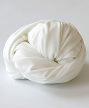Load image into Gallery viewer, Babymoon Jersey Stretchble Baby Photography Shoot Wrap Cloth- Snow White