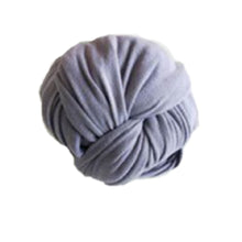 Load image into Gallery viewer, Babymoon Jersey Stretchable Baby Photography Shoot Wrap Cloth With Hairband - Purple