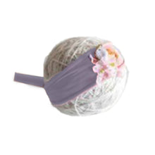 Load image into Gallery viewer, Babymoon Jersey Stretchable Baby Photography Shoot Wrap Cloth With Hairband - Purple