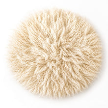 Load image into Gallery viewer, Babymoon 30CM | Round Wool Flokati Fur Blanket | Photoshoot Props | White
