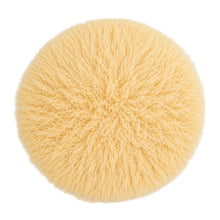 Load image into Gallery viewer, Babymoon Round Wool Flokati Fur Blanket | Photoshoot Props | Yellow
