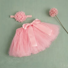 Load image into Gallery viewer, Babymoon Tutu Skirt Newborn Photography Outfit Costume - Pink
