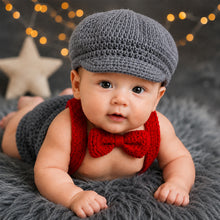 Load image into Gallery viewer, Babymoon Captain Newborn Photography Crochet Outfit Costume
