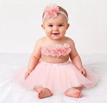 Load image into Gallery viewer, Babymoon Tutu Skirt Newborn Photography Outfit Costume - Peach
