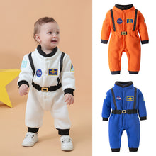 Load image into Gallery viewer, Babymoon | Astronaut Suit | Baby Photography Props | Space Theme | 12-18 Months | Orange
