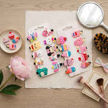 Load image into Gallery viewer, Babymoon Fusion Ice Cream 20pcs Hairclips Hair Accessories Set | Cartoon-Icecream
