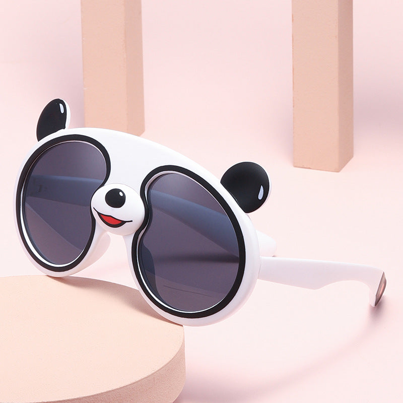 Babymoon Kids Panda  Sunglasses Baby Photoshoot Prop - White