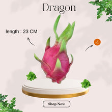 Load image into Gallery viewer, Babymoon Simulation Fake Dragon Fruit | Artificial Plastic Model | Kitchen Dining Table Decoration | Photography Props Basket Display Filler
