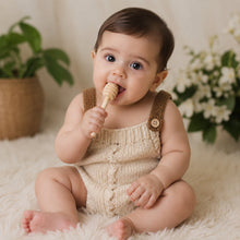 Load image into Gallery viewer, Babymoon Set of 3 | 8cm Mini Wooden Honey Dipper Sticks | Natural Wood Honey Spoon Dispenser Wand | Small Drizzle Stirrer Prop for Baby Food Photoshoot, Wedding Party Favours | Decorative Add-ons
