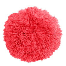 Load image into Gallery viewer, Babymoon 30CM | Round Wool Flokati Fur Blanket | Photoshoot Props | Red
