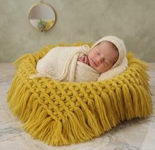 Load image into Gallery viewer, Babymoon Petal Layer Blanket Basket Filler | Baby Photography Props| Yellow
