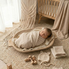 Load image into Gallery viewer, Babymoon Rabbit Fur | Basket Filler | Baby Photography Props | Dual Tone | Coffee Cream
