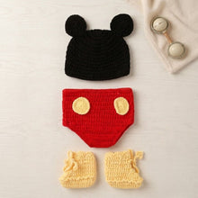 Load image into Gallery viewer, Babymoon Character Set Newborn Baby Photography Costume | Baby Gift Set | Set of 3
